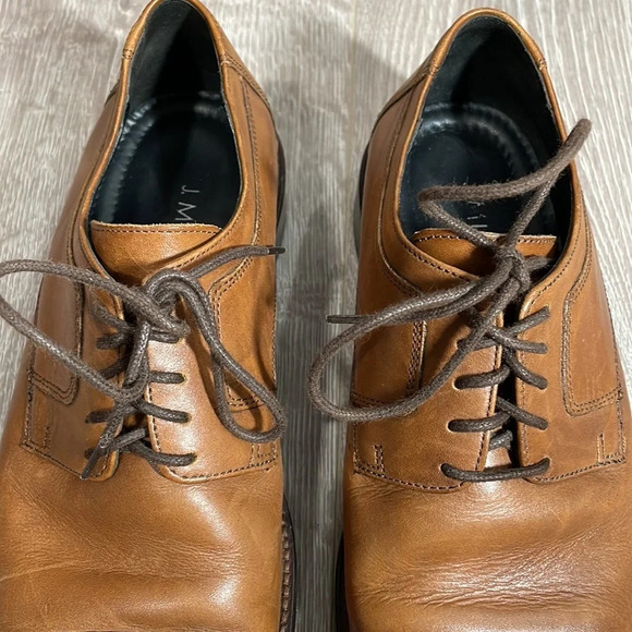 J. Murphy by Johnston & Murphy Leather Novick Lace Up Cap Toe Oxfords Brown 8M main image 5